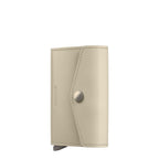 Lieblingstasche Secrid Envelope Original wallet in beige leather with a secure snap button closure