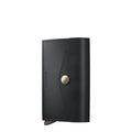 Lieblingstasche Secrid Envelope Original black leather wallet with snap button closure and RFID card protector