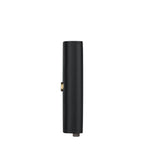 Lieblingstasche Secrid Envelope wallet in black leather with a side view showing the gold button closure
