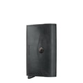 Lieblingstasche Secrid Envelope Vintage leather wallet in black with a snap button closure and card protector.