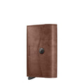 Lieblingstasche Secrid Envelope Vintage brown leather wallet with snap button closure and RFID card protector