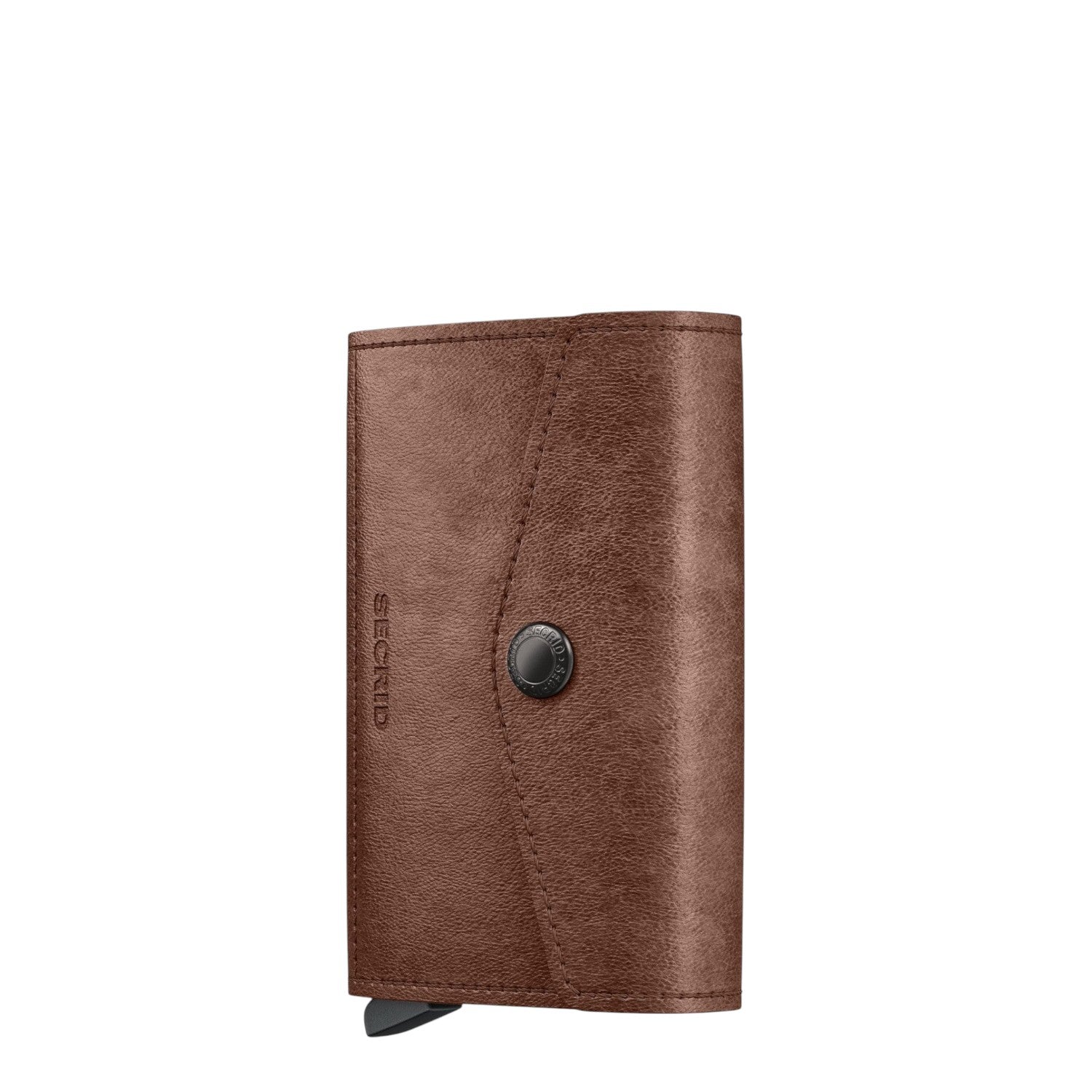 Lieblingstasche Secrid Envelope Vintage brown leather wallet with snap button closure and RFID card protector