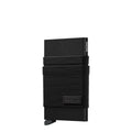 Lieblingstasche Secrid Flexwallet in black featuring a protective card case with a flexible elastic powernet sleeve