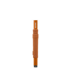 Lieblingstasche Secrid Flexwallet in orange with a flexible powernet textile sleeve and card protector mechanism.