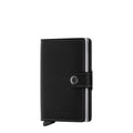 Lieblingstasche Secrid Miniwallet Original in black leather with RFID-protected card protector and snap closure