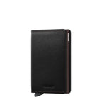 Lieblingstasche Secrid Slimwallet in black leather with RFID protection and card slide mechanism