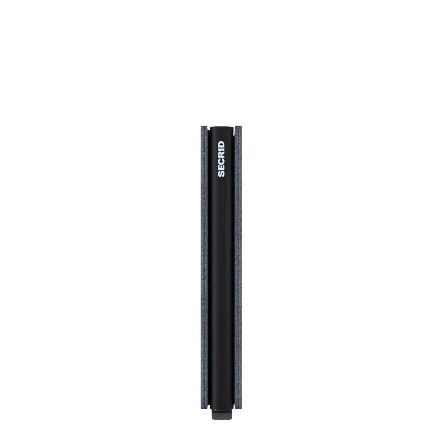 Lieblingstasche Secrid Slimwallet in black vintage leather with integrated RFID-protected card protector side view