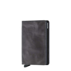 Lieblingstasche Secrid Slimwallet in vintage grey leather with RFID protection and card mechanism