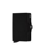 Lieblingstasche Secrid Twinwallet Crisple in black leather with RFID protection and snap button closure