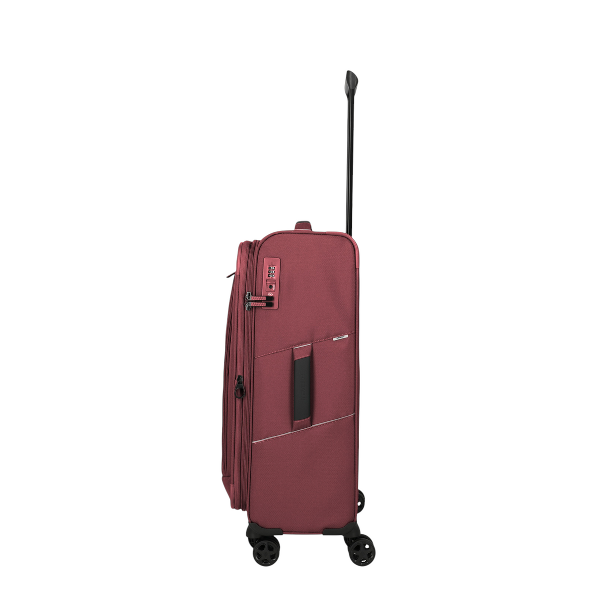 Lieblingstasche Skaii medium expandable 4-wheel trolley suitcase in burgundy red with integrated TSA lock