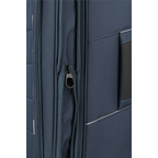 Lieblingstasche Skaii medium expandable trolley suitcase in dark blue fabric with durable zipper detail