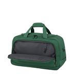 Lieblingstasche Skaii green weekender bag with a front zippered compartment and durable fabric construction