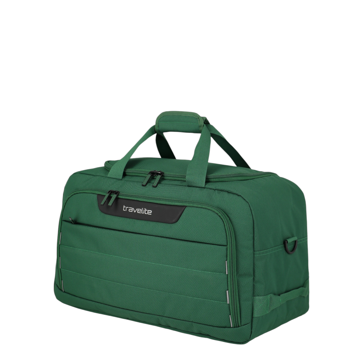 Lieblingstasche Skaii green weekender rucksack with durable fabric, top handles, and front zip pocket