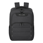 Lieblingstasche Skaii Rucksack M in black with multiple zippered compartments and a front pocket design