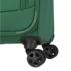 Lieblingstasche Skaii trolley suitcase in dark green featuring durable 360-degree spinner wheels