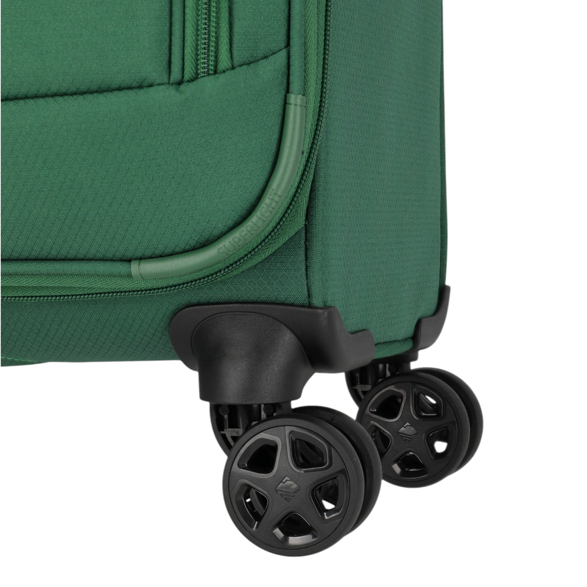 Lieblingstasche Skaii trolley suitcase in dark green featuring durable 360-degree spinner wheels