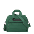 Lieblingstasche Skaii Weekender travel bag in green with top handles, shoulder strap, and front zip pocket