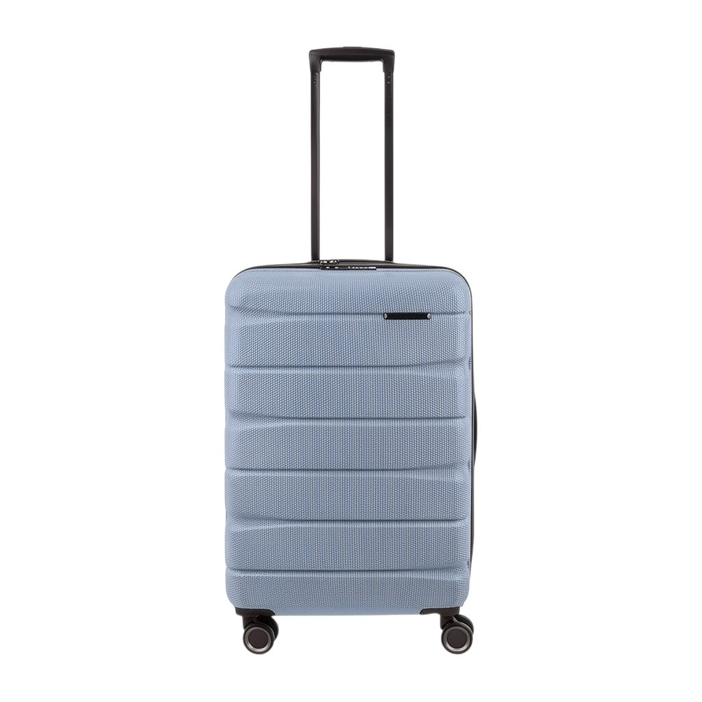 Lieblingstasche Stratosphere Spinner M teal hard-shell suitcase with telescopic handle and spinner wheels