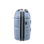 Lieblingstasche Stratosphere teal textured hard-shell beautycase with TSA lock and zipper closure.