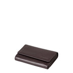 Lieblingstasche Thyme dark brown leather wallet with a flap closure and minimalist design