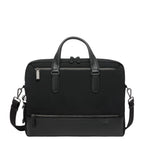 Lieblingstasche Tumi Harrison Avondale black nylon top zip briefcase with leather trim and adjustable shoulder strap
