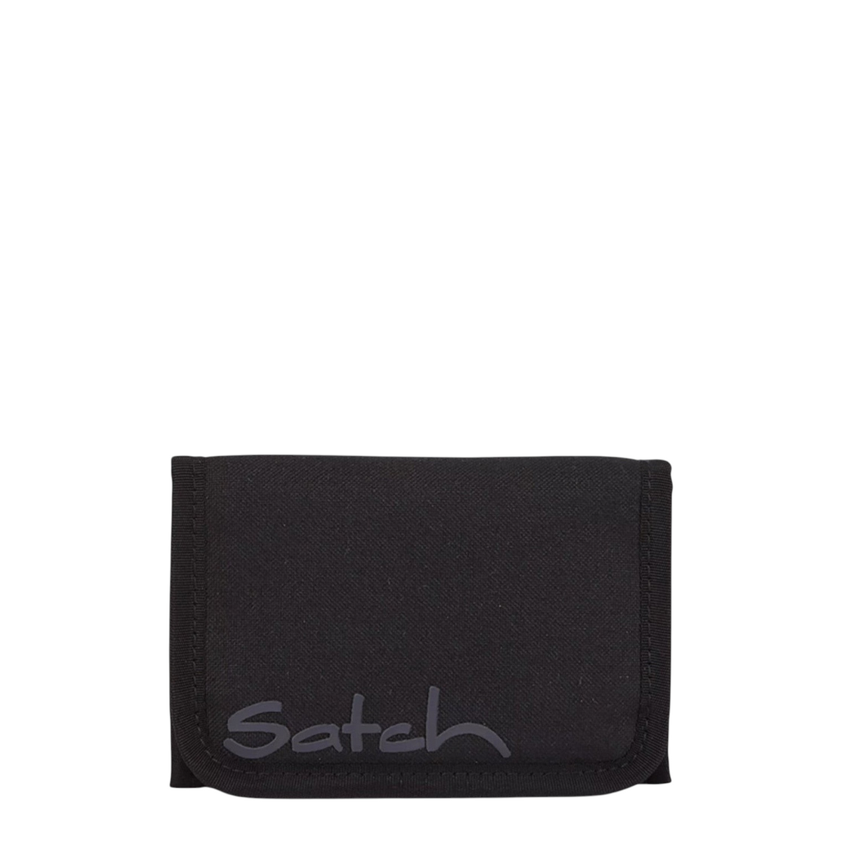 Lieblingstasche Satch black wallet with a durable fabric exterior and front logo branding