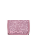 Lieblingstasche pink floral patterned wallet with Satch branding and practical compartments for coins and bills