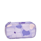 Lieblingstasche Satch pencil case in purple with a floral pattern made from recycled PET materials