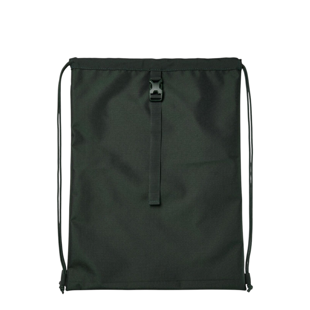 Lieblingstasche Satch drawstring sports bag in black with a central buckle strap for school and gym gear