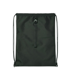 Lieblingstasche Satch drawstring sports bag in black with a central buckle strap for school and gym gear