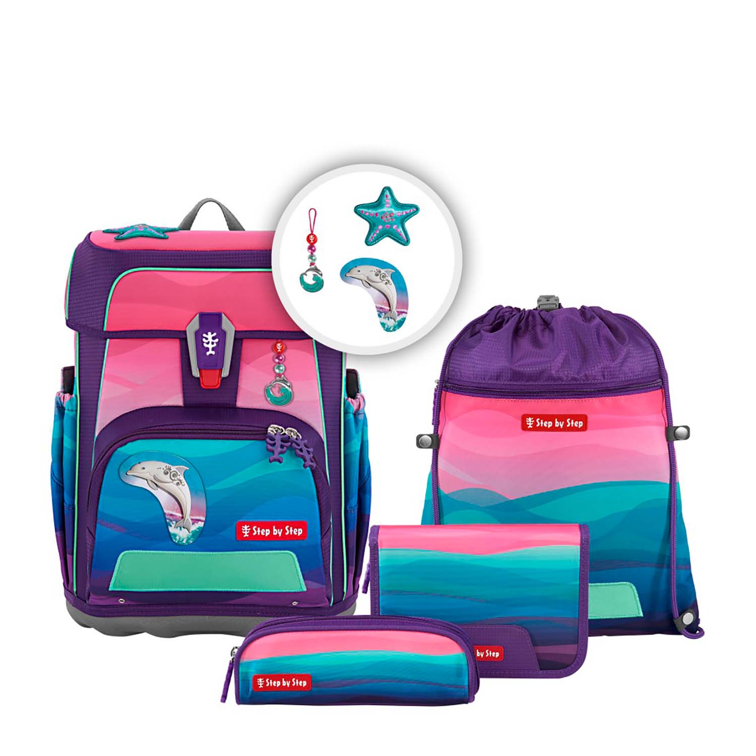 Cloud Ocean schoolbag set