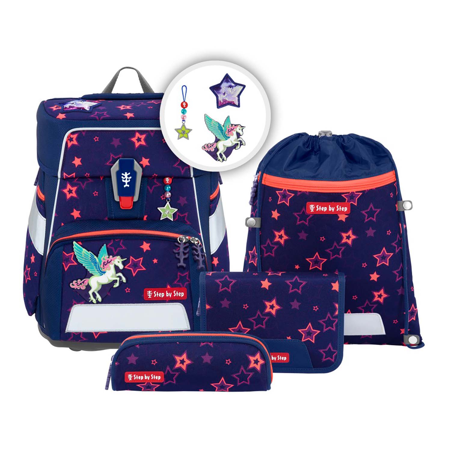 Space Shine schoolbag set