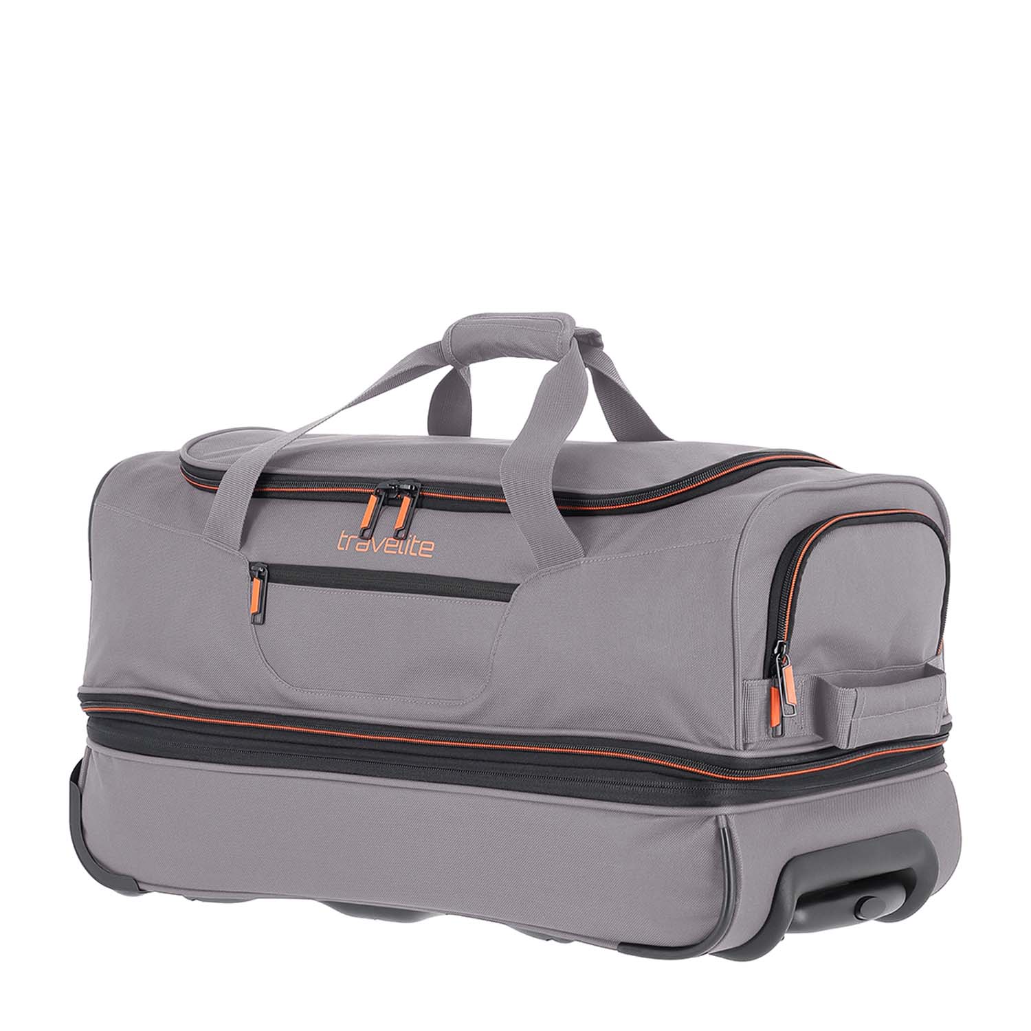travelite_BASICS-Rollenreisetasche-55cm_096275-04_grau travelite BASICS Rollenreisetasche 55cm