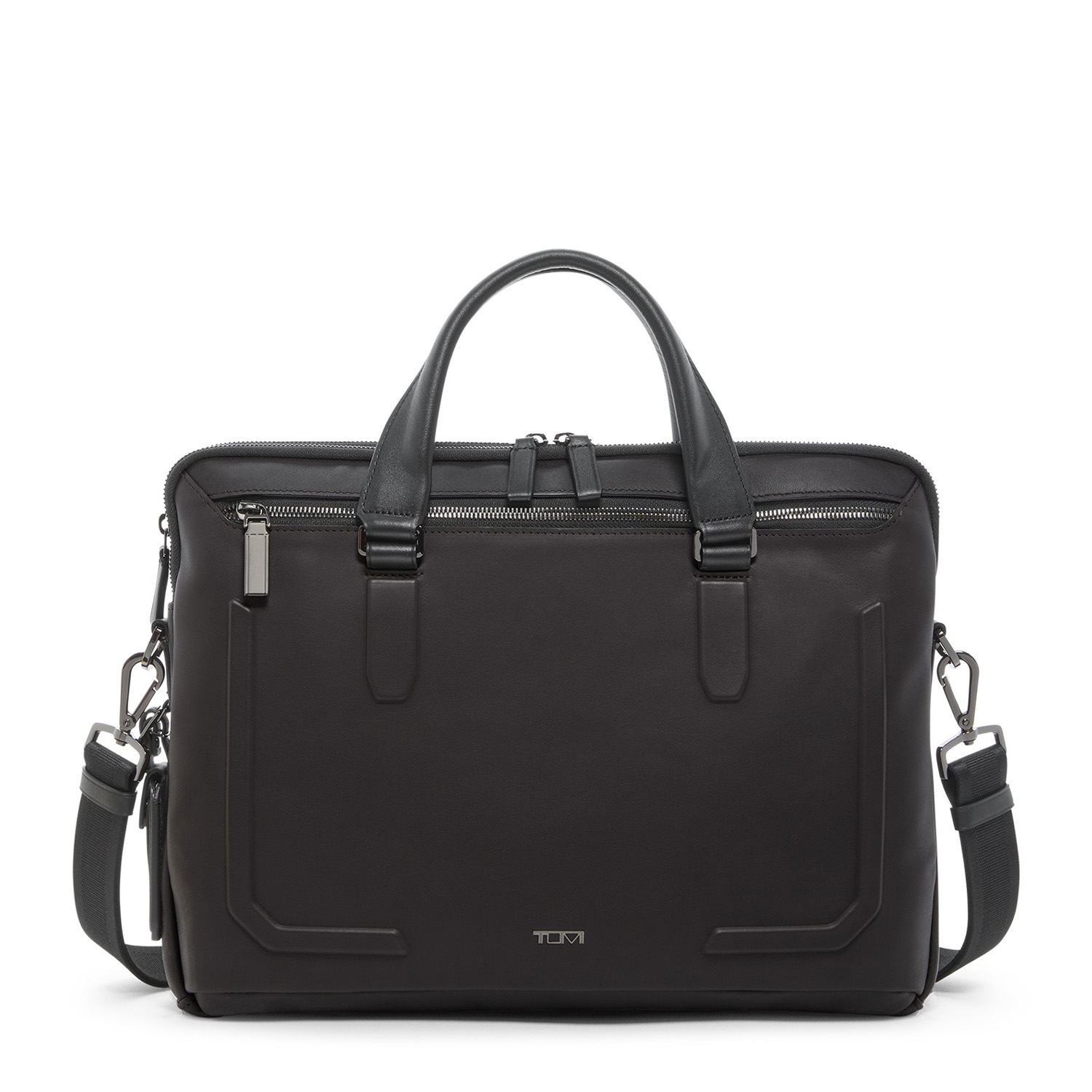 TUMI TUMI HARRISON LEATHER Sycamore Slim Brief