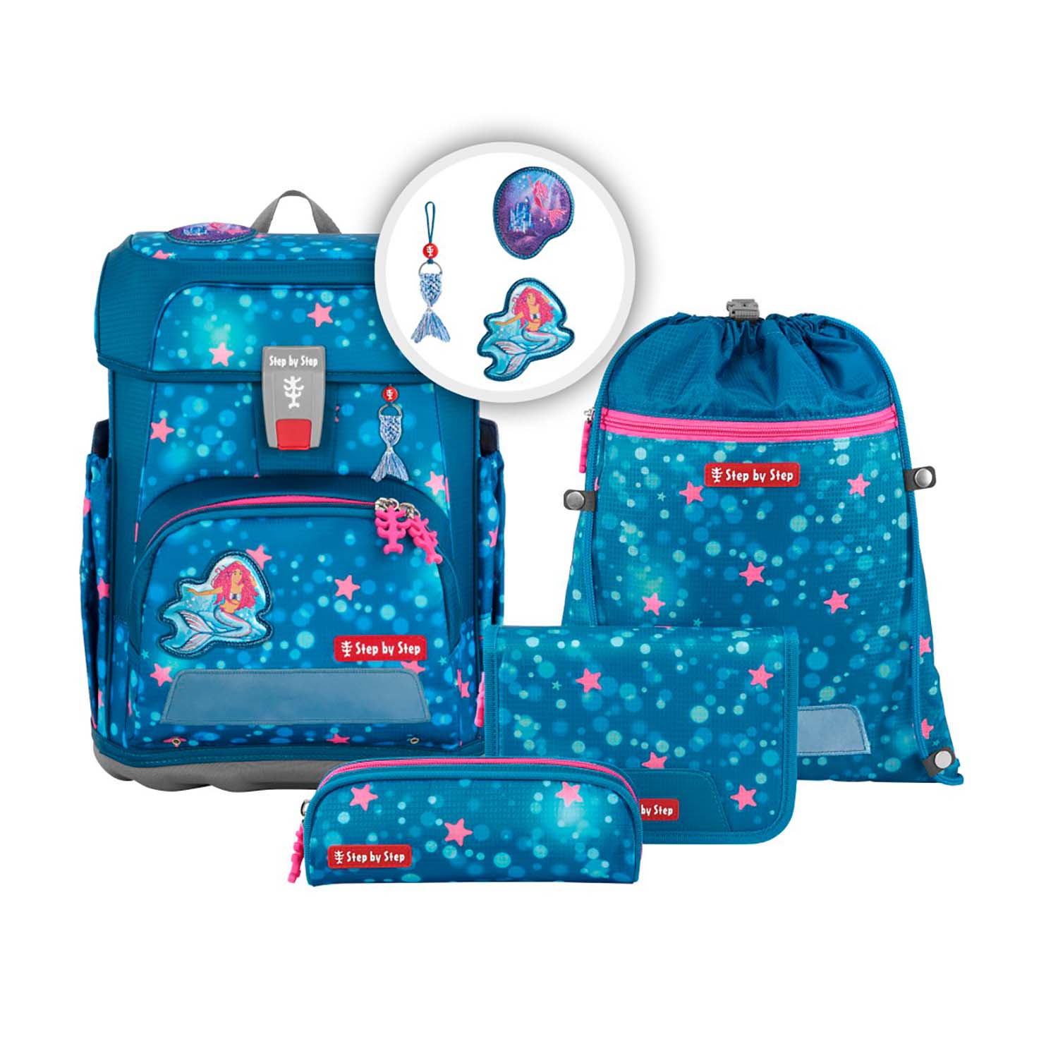 Step-by-Step_Cloud-Schulranzen-Set_00213425_Mermaid-Lola Step by Step Cloud school bag set