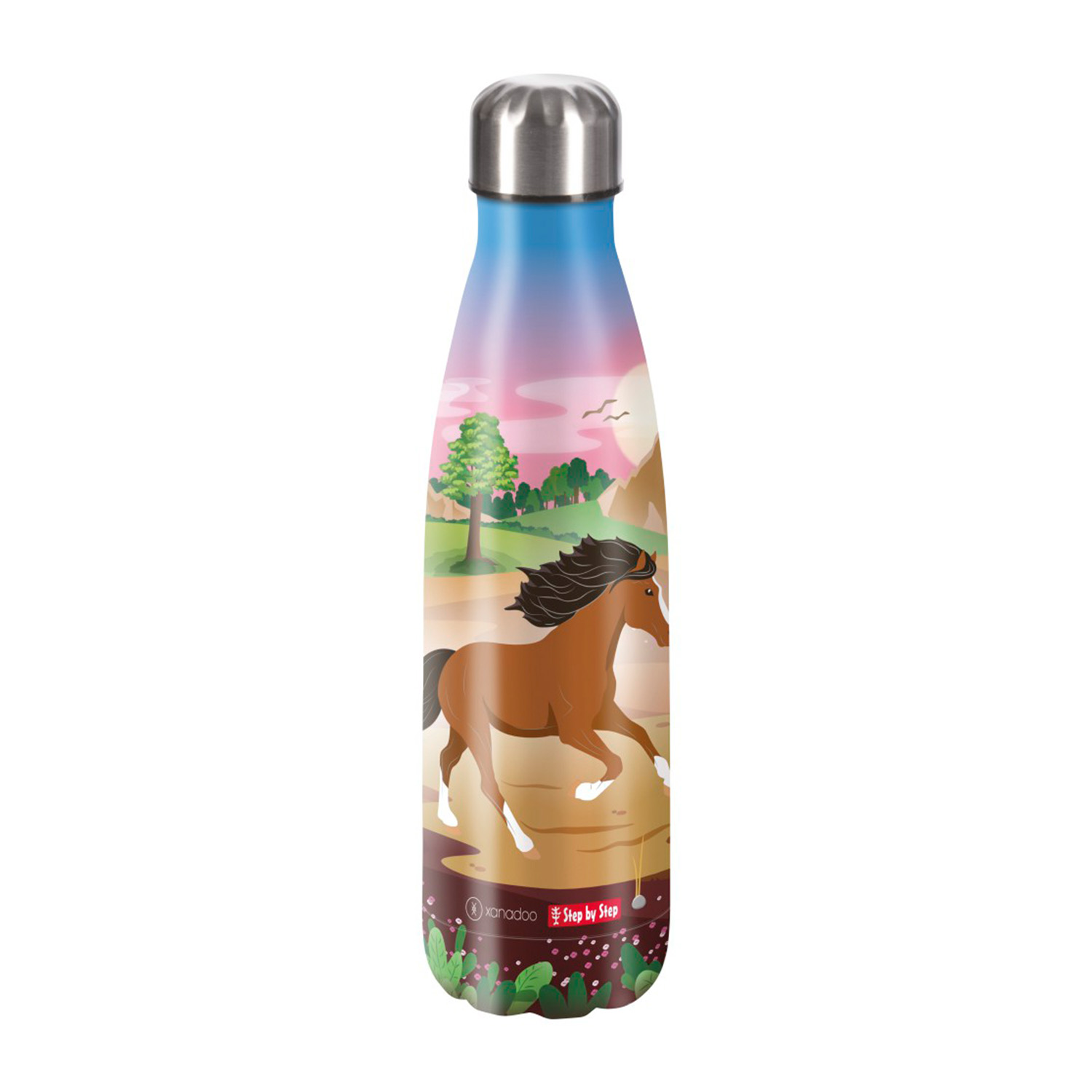 Step-by-Step_Edelstahl-Trinkflasche_00213489_Wild-Horse-Ronja Step by Step Edelstahl-Trinkflasche