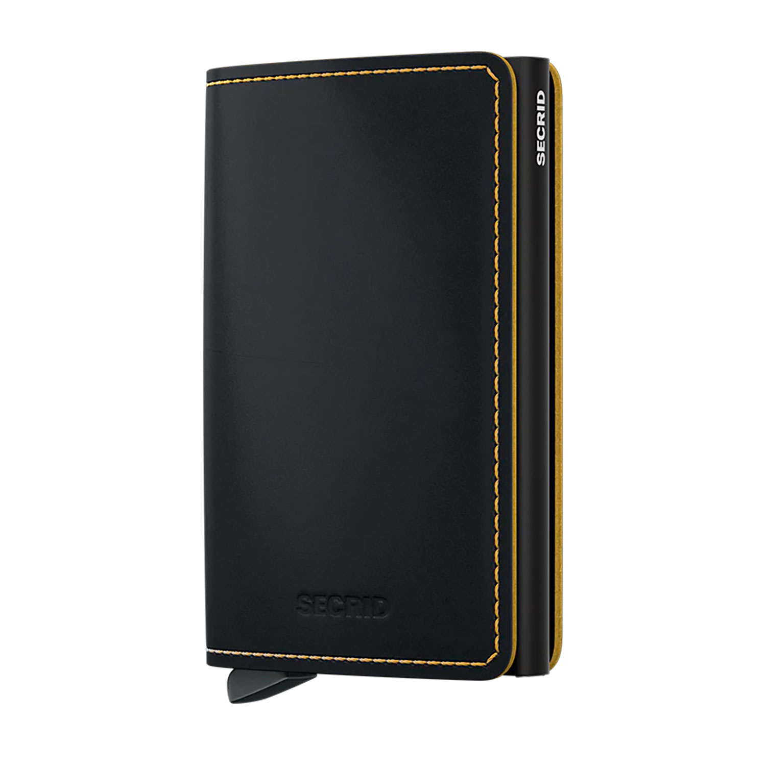 Secrid_Slimwallet-Matte_black-ochre-1 Secrid Slimwallet Matte