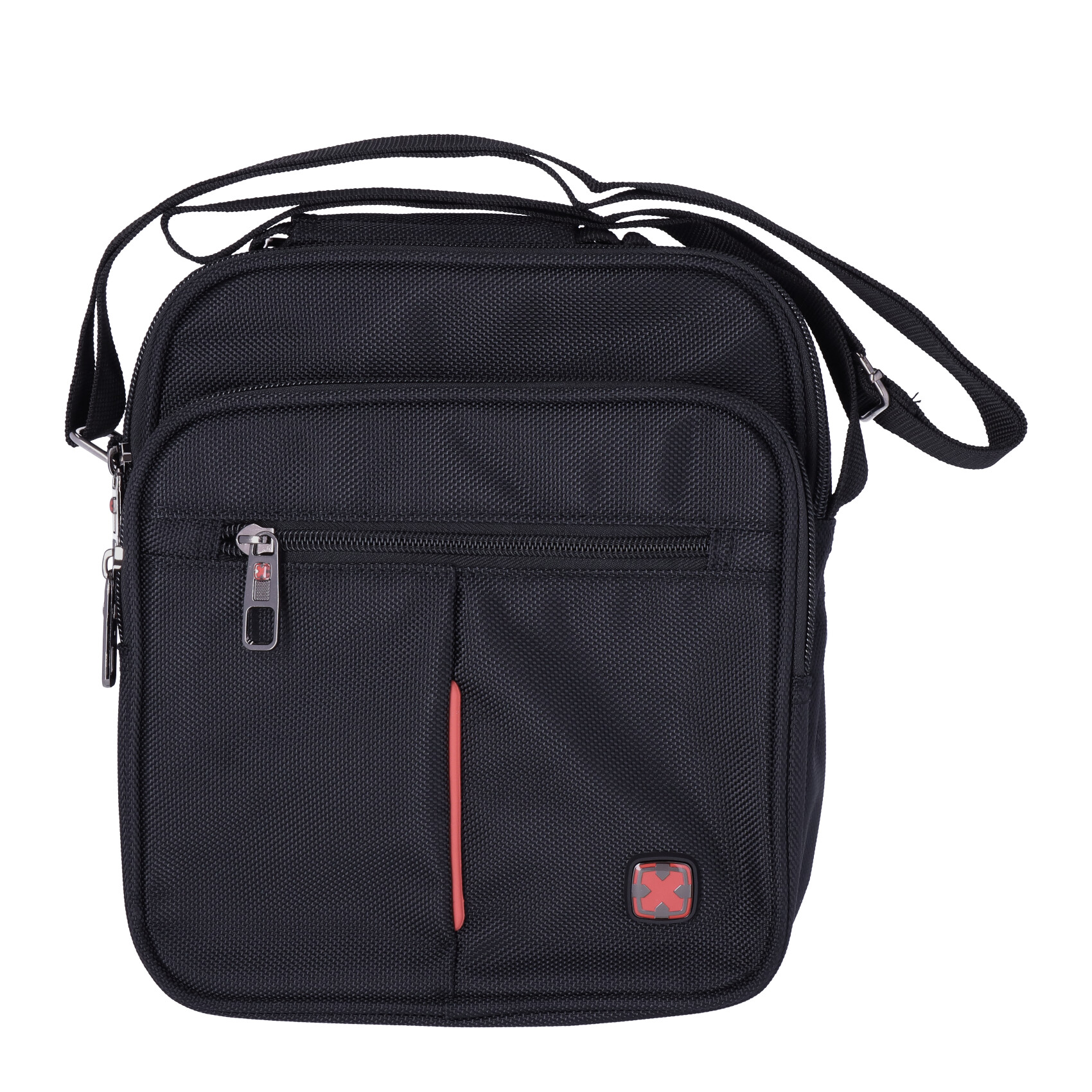Travel-N-Meet-Umh-ngetasche-Griff-mit-Vortasche_ME-5121_schwarz_1 Travel'N'Meet Umhängetasche Griff mit Vortasche
